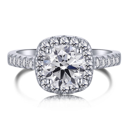 [AuraEcho]Dazzling Resplendent Round Cut Wedding Ring