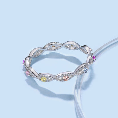 [AuraEcho]Elegant Energetic Round Cut Daily Ring