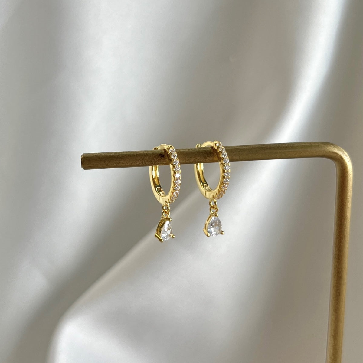 [AuraEcho]Luxurious Geometric Drop Earrings
