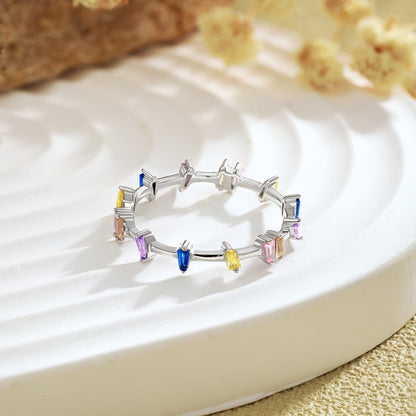 [AuraEcho]Unique Trapezoid Cut Daily Ring