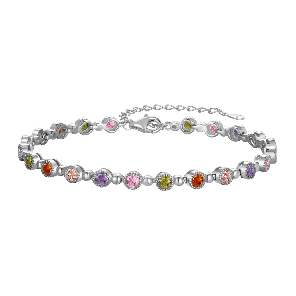[AuraEcho]Sparkling Exquisite Round Cut Party Bracelet