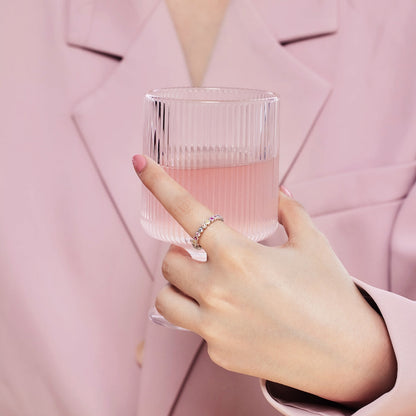 [AuraEcho]Exquisite Colorful Round Cut Party Ring