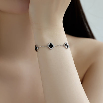 [AuraEcho]Four-Leaf Clover Exquisite Bracelet