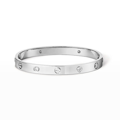 [AuraEcho]LOVE BRACELET 6.1MM 4 DIAMONDS