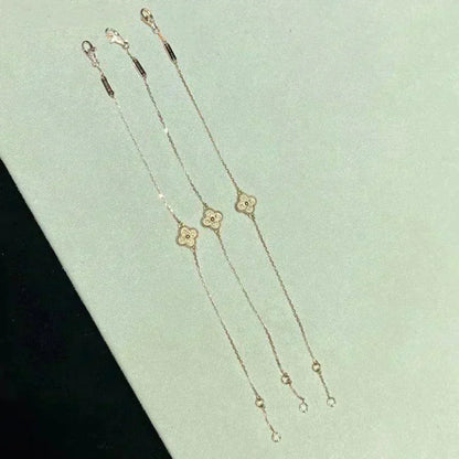 [AuraEcho]CLOVER SINGLE FLOWER BRACELET